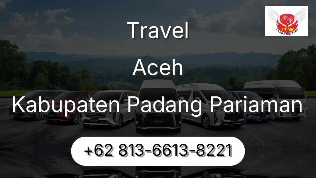 Travel Aceh Kabupaten Padang Pariaman