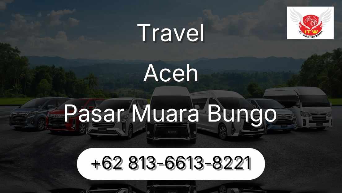 Travel Aceh Pasar Muara Bungo