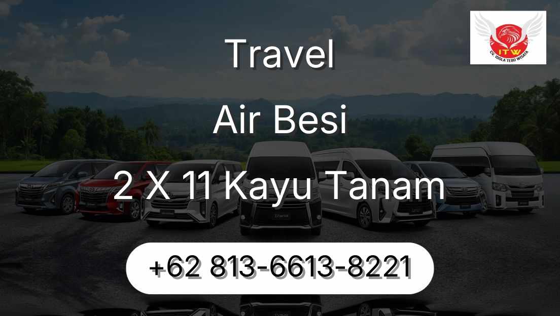 Travel Air Besi 2 X 11 Kayu Tanam
