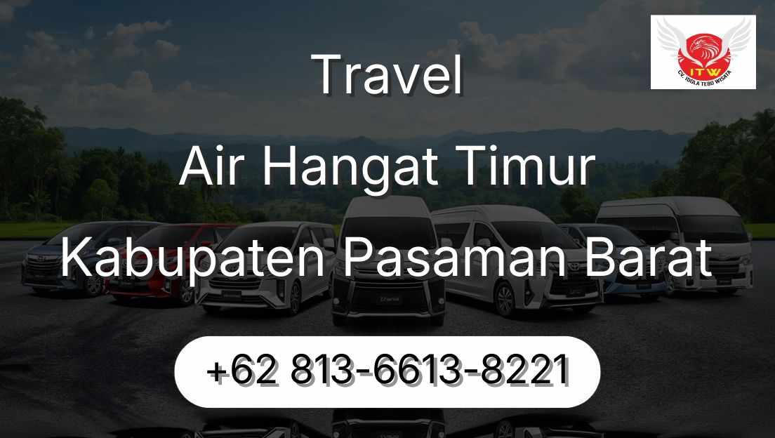 Travel Air Hangat Timur Kabupaten Pasaman Barat