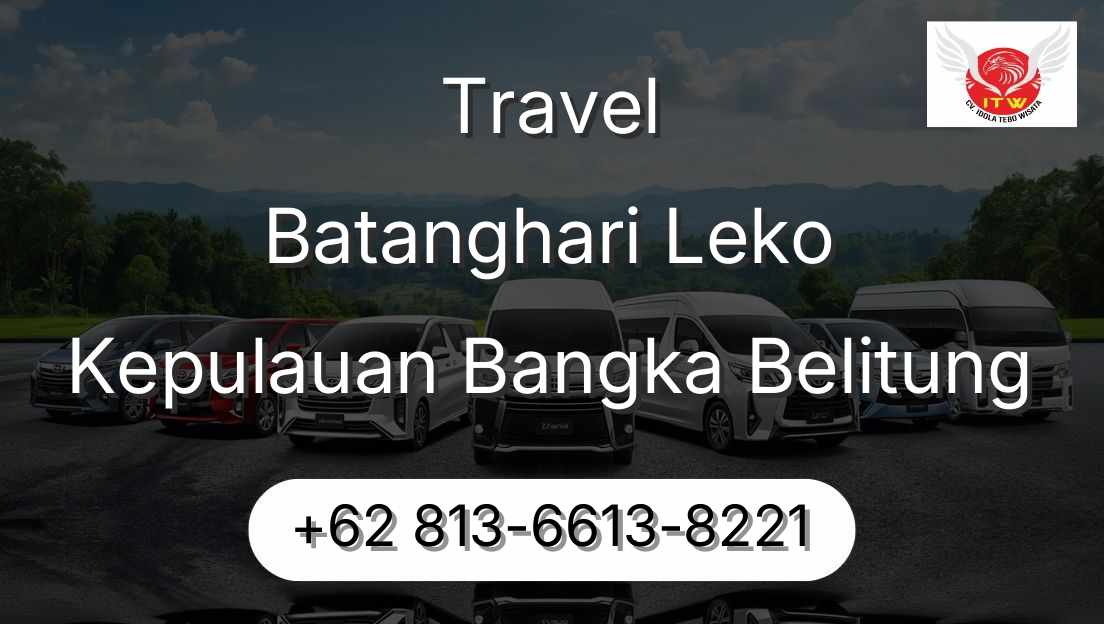 Travel Batanghari Leko Kepulauan Bangka Belitung