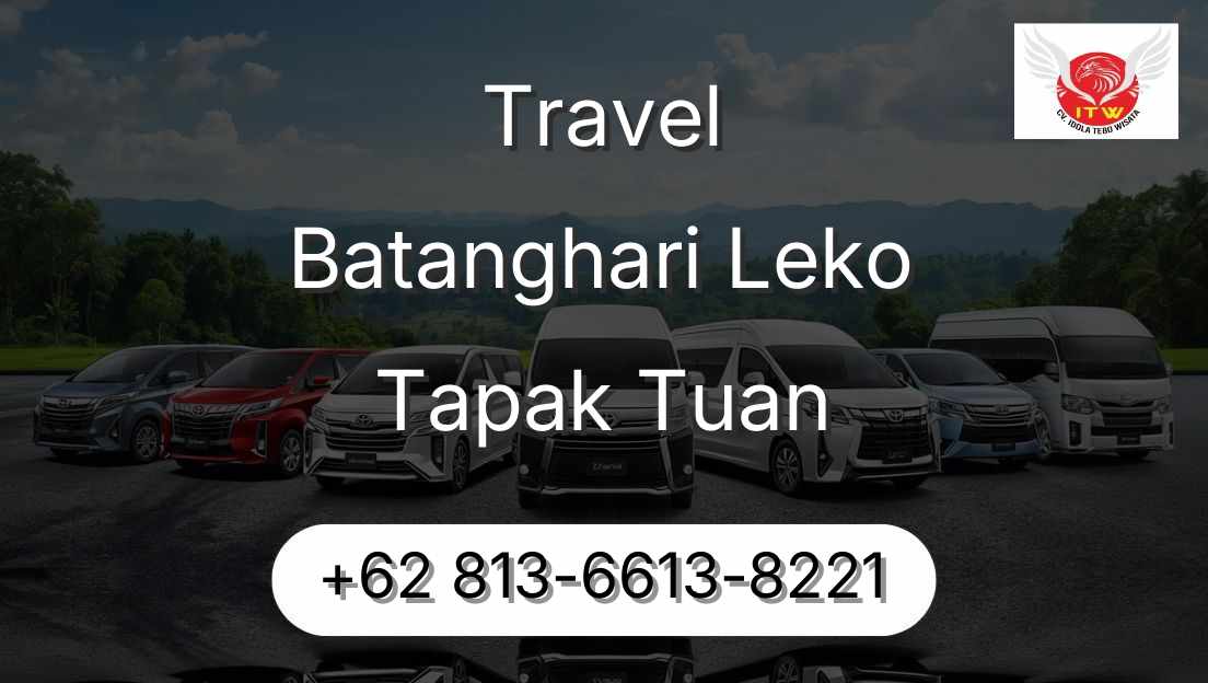Travel Batanghari Leko Tapak Tuan