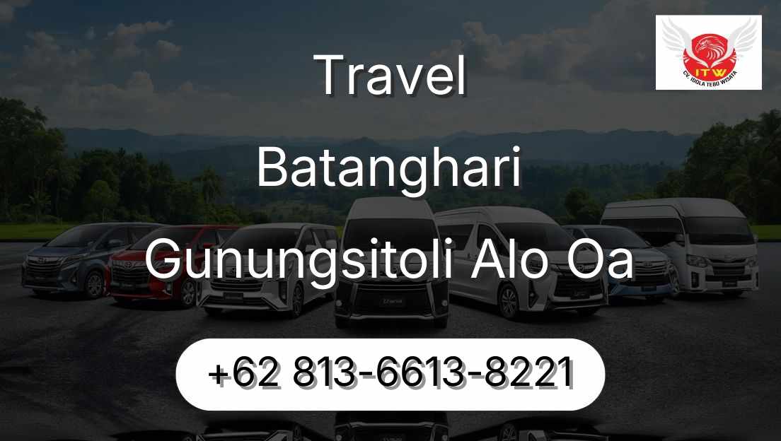 Travel Batanghari Gunungsitoli Alo Oa