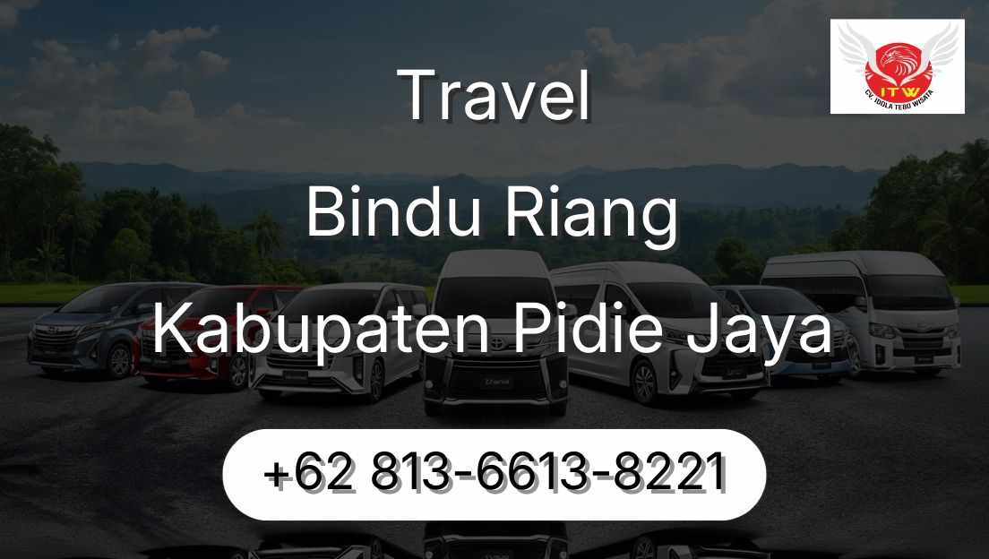 Travel Bindu Riang Kabupaten Pidie Jaya