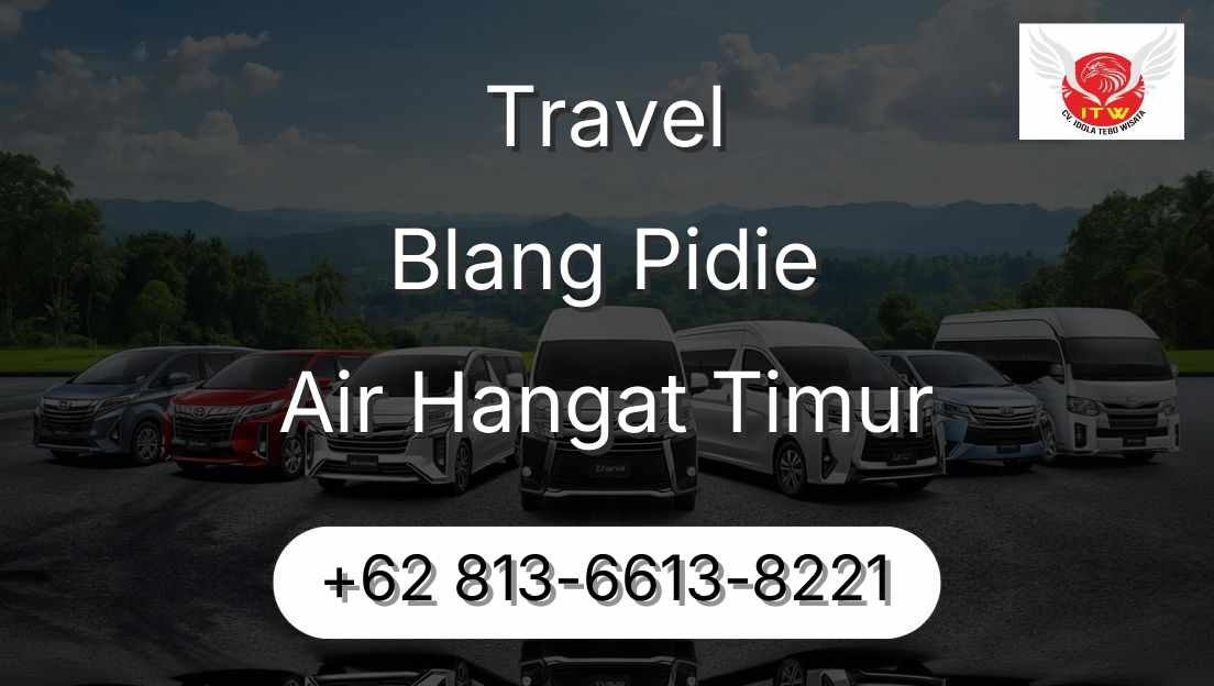 Travel Blang Pidie Air Hangat Timur