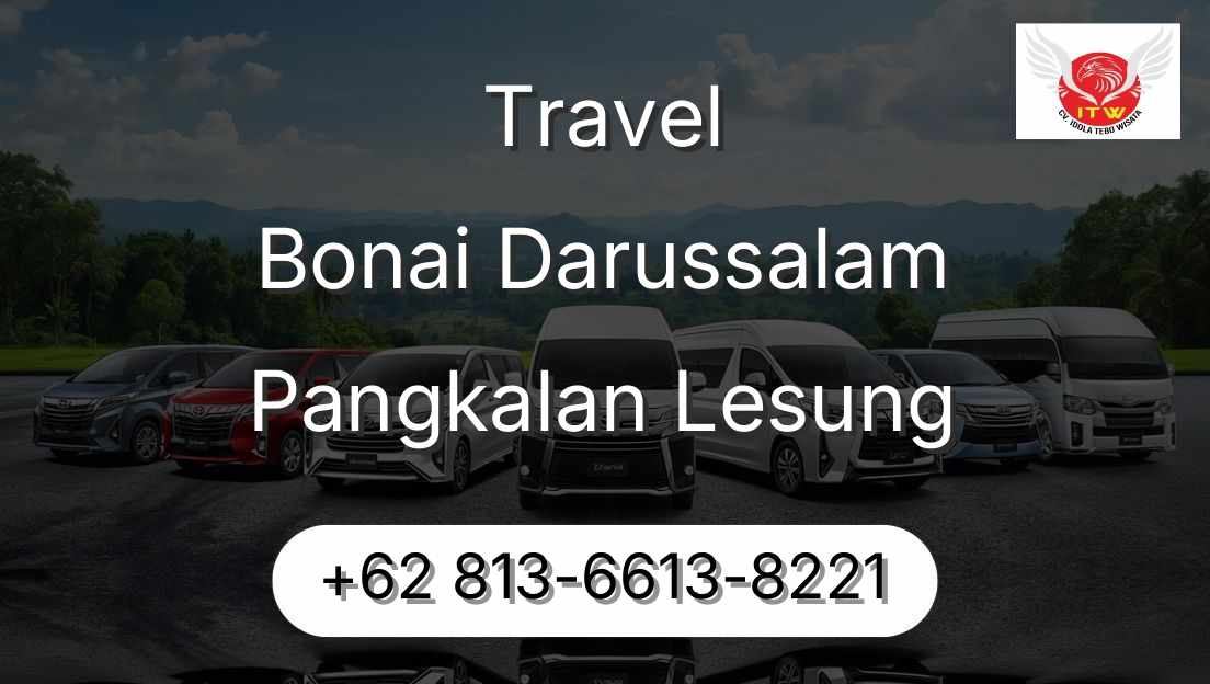 Travel Bonai Darussalam Pangkalan Lesung