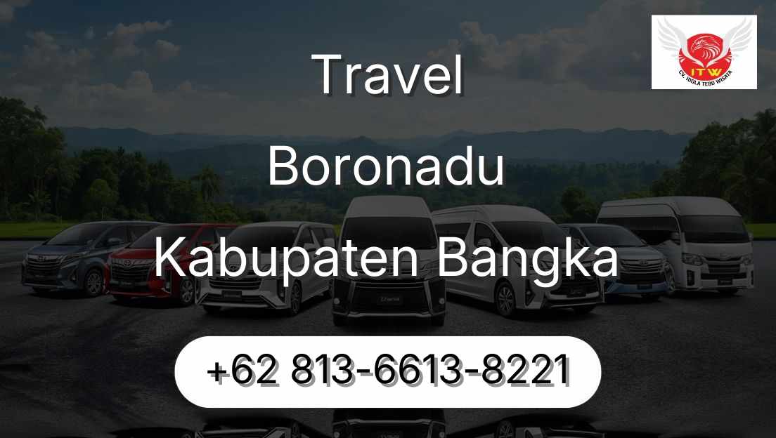 Travel Boronadu Kabupaten Bangka