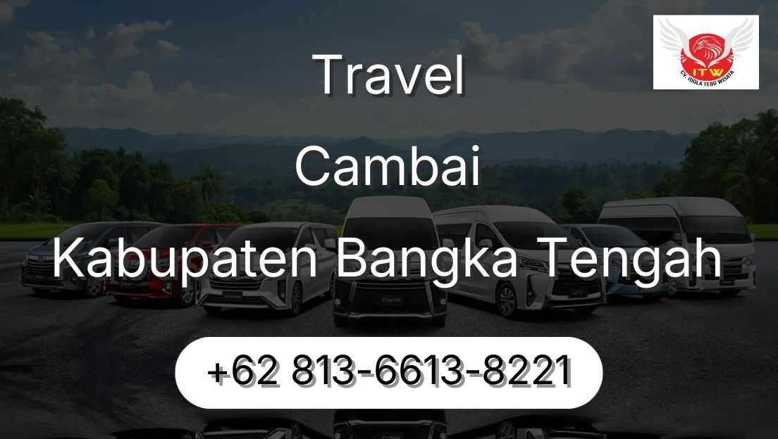 Travel Cambai Kabupaten Bangka Tengah