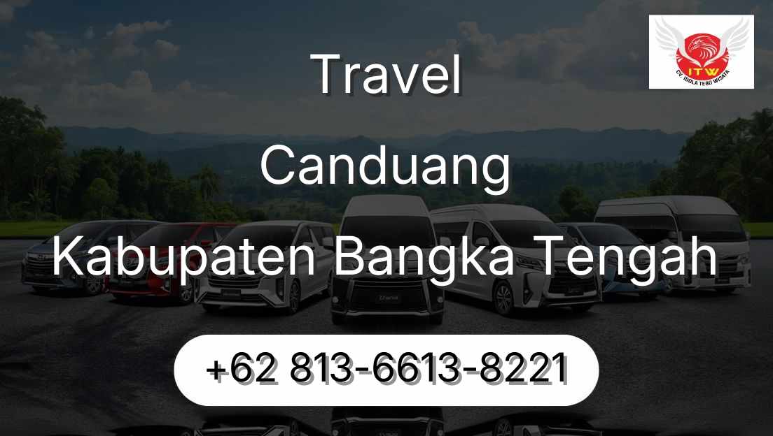 Travel Canduang Kabupaten Bangka Tengah