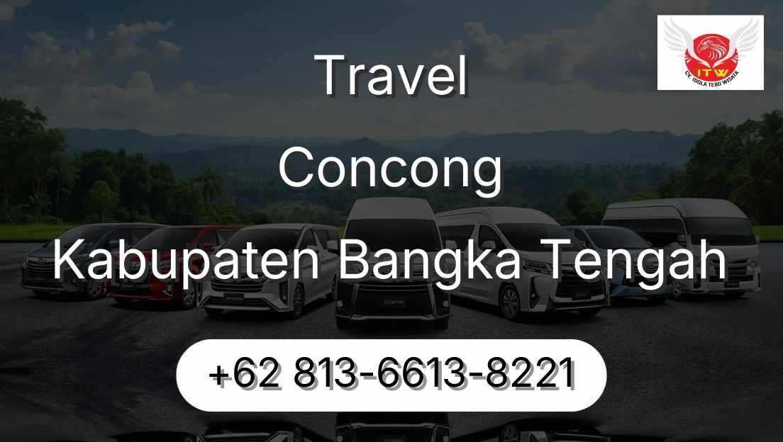 Travel Concong Kabupaten Bangka Tengah