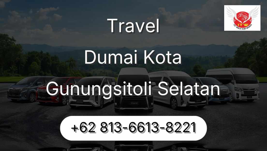 Travel Dumai Kota Gunungsitoli Selatan