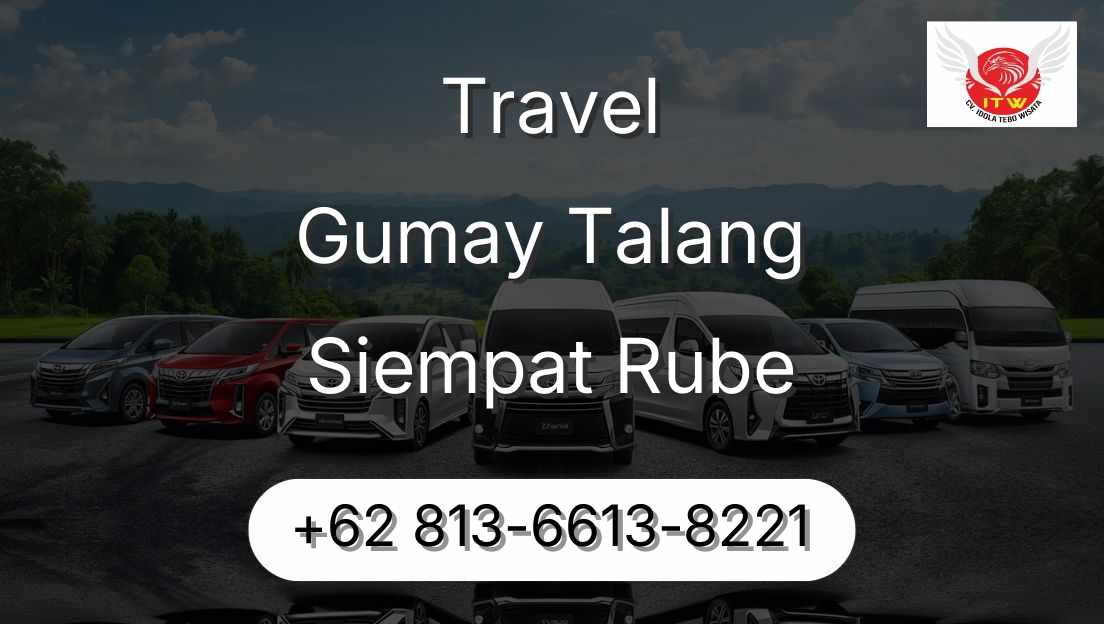Travel Gumay Talang Siempat Rube