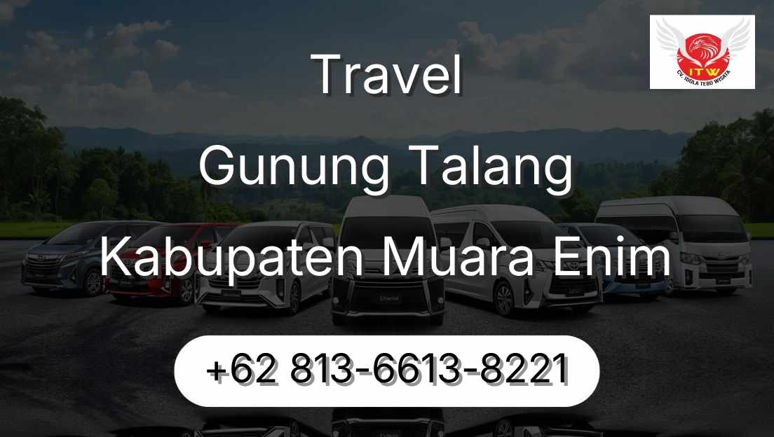 Travel Gunung Talang Kabupaten Muara Enim