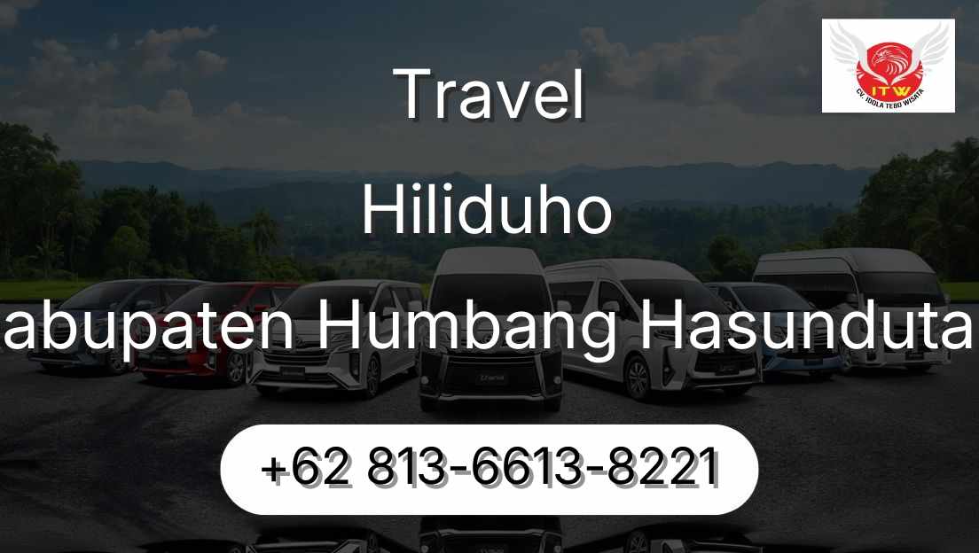 Travel Hiliduho Kabupaten Humbang Hasundutan