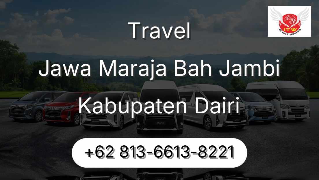 Travel Jawa Maraja Bah Jambi Kabupaten Dairi