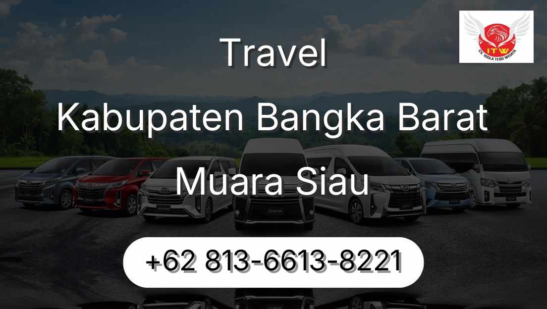 Travel Kabupaten Bangka Barat Muara Siau