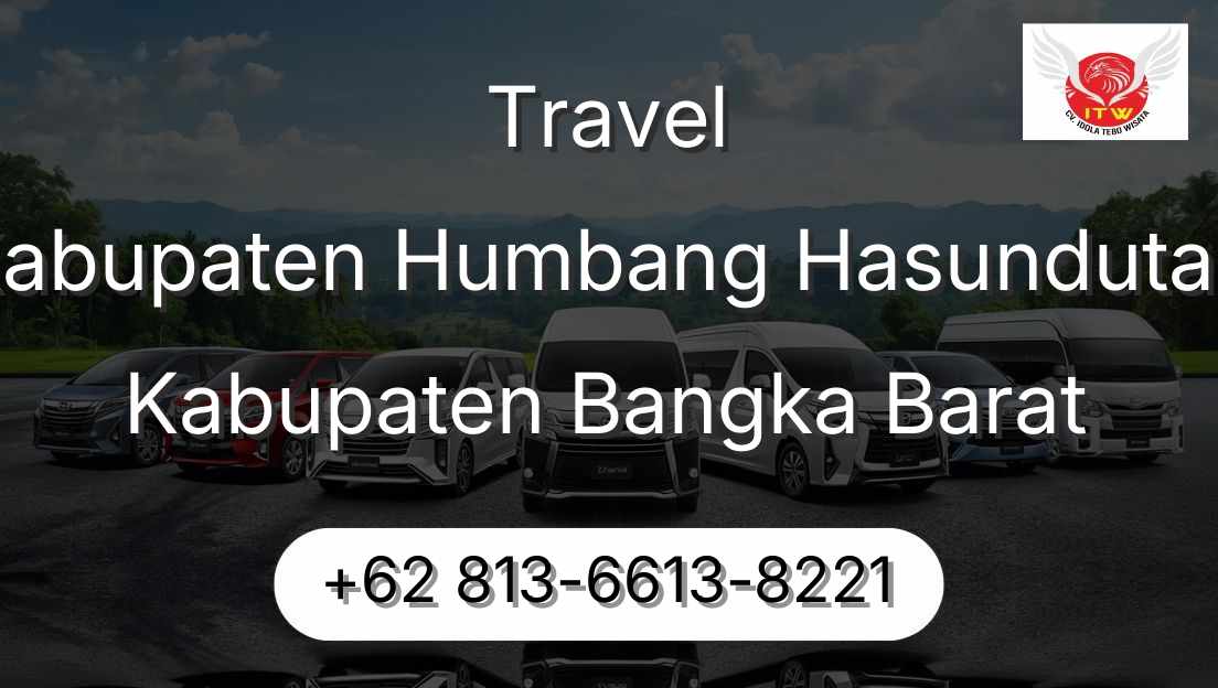 Travel Kabupaten Humbang Hasundutan Kabupaten Bangka Barat