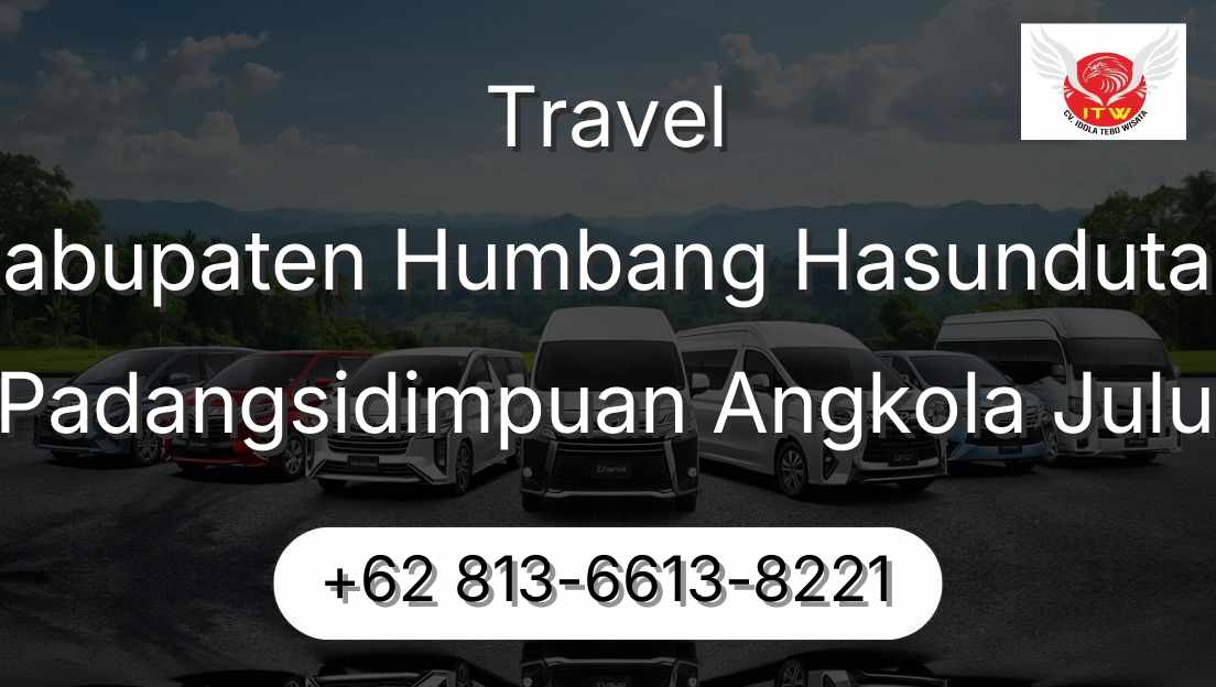 Travel Kabupaten Humbang Hasundutan Padangsidimpuan Angkola Julu