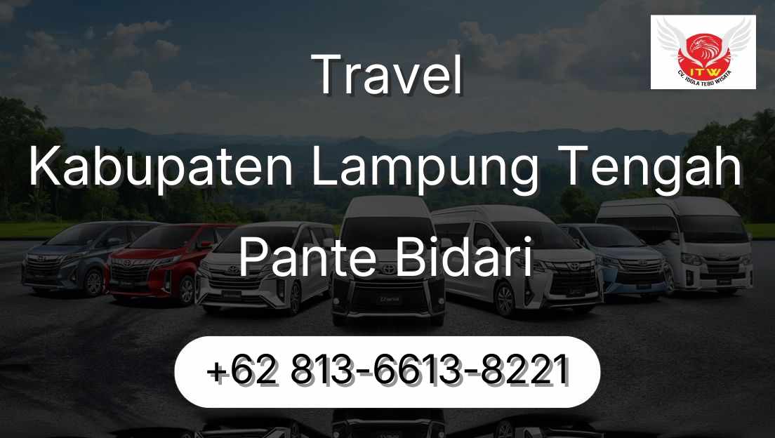 Travel Kabupaten Lampung Tengah Pante Bidari