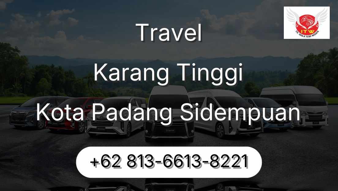Travel Karang Tinggi Kota Padang Sidempuan