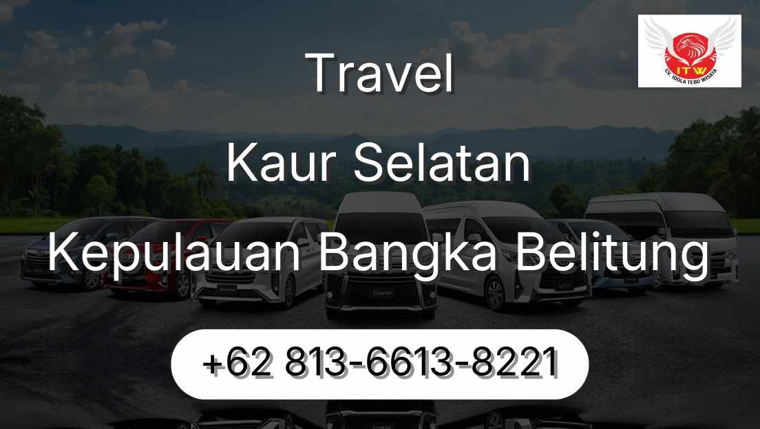 Travel Kaur Selatan Kepulauan Bangka Belitung