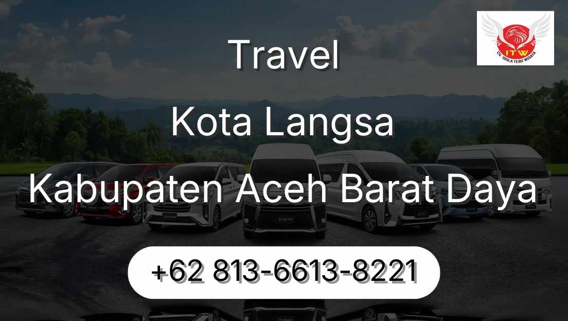 Travel Kota Langsa Kabupaten Aceh Barat Daya