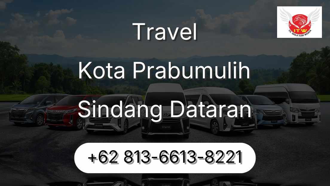 Travel Kota Prabumulih Sindang Dataran