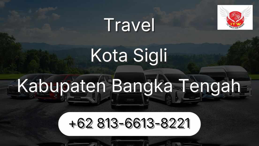 Travel Kota Sigli Kabupaten Bangka Tengah