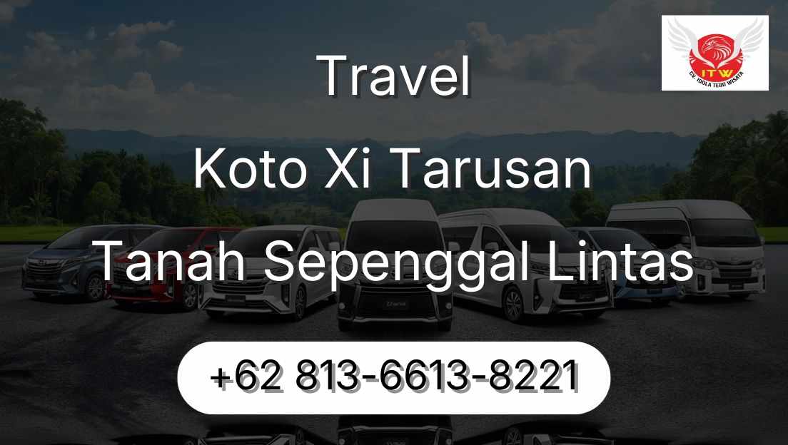 Travel Koto Xi Tarusan Tanah Sepenggal Lintas
