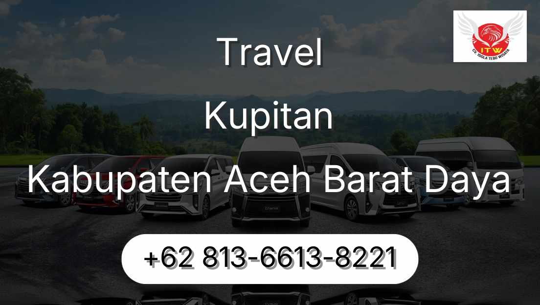Travel Kupitan Kabupaten Aceh Barat Daya