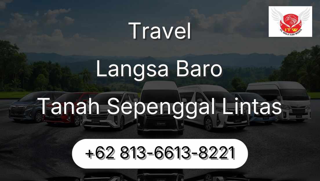 Travel Langsa Baro Tanah Sepenggal Lintas