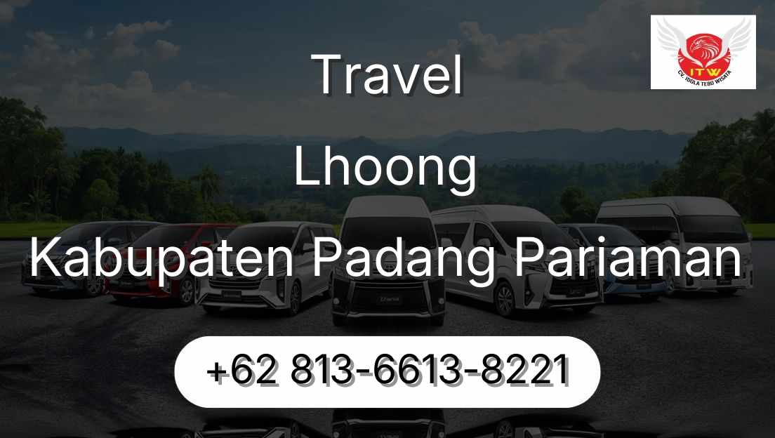 Travel Lhoong Kabupaten Padang Pariaman