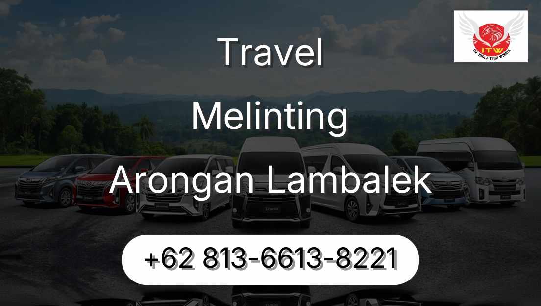 Travel Melinting Arongan Lambalek
