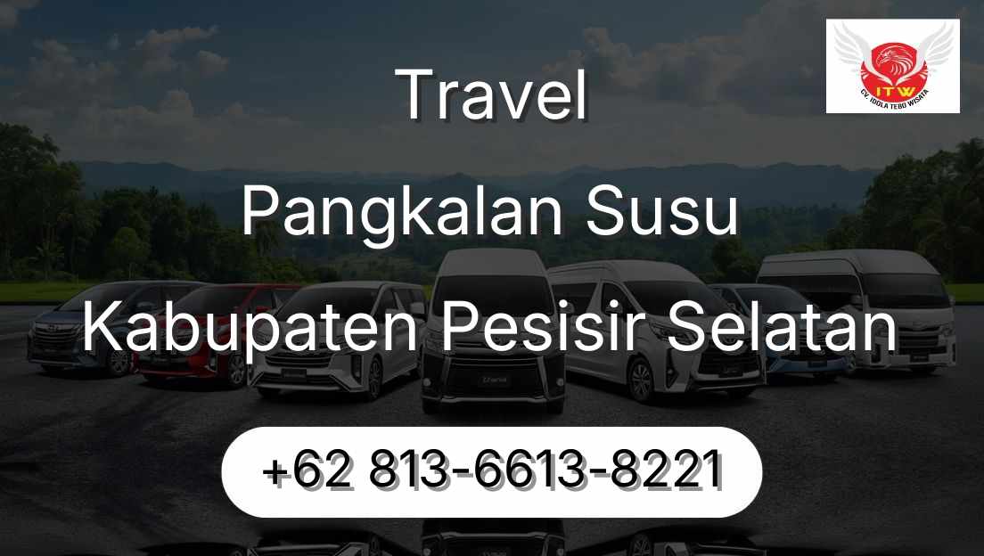 Travel Pangkalan Susu Kabupaten Pesisir Selatan