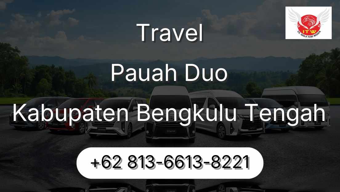 Travel Pauah Duo Kabupaten Bengkulu Tengah