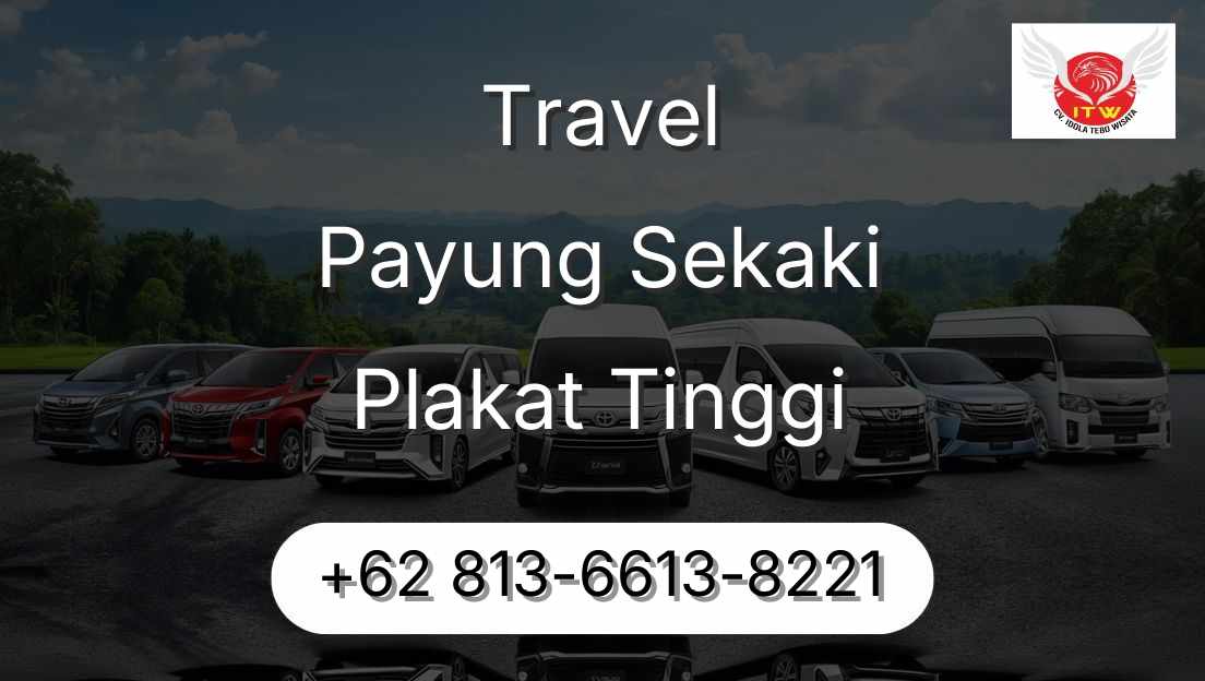 Travel Payung Sekaki Plakat Tinggi