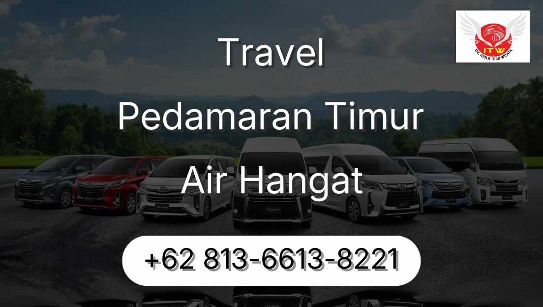 Travel Pedamaran Timur Air Hangat