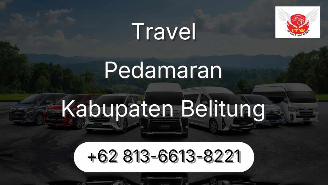 Travel Pedamaran Kabupaten Belitung