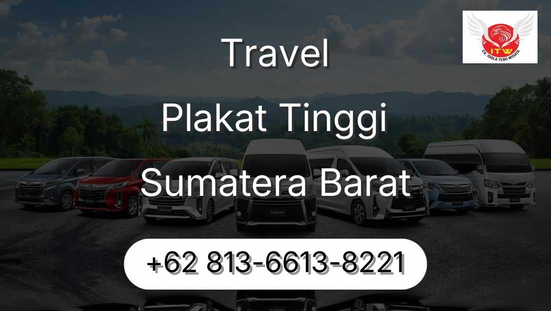 Travel Plakat Tinggi Sumatera Barat