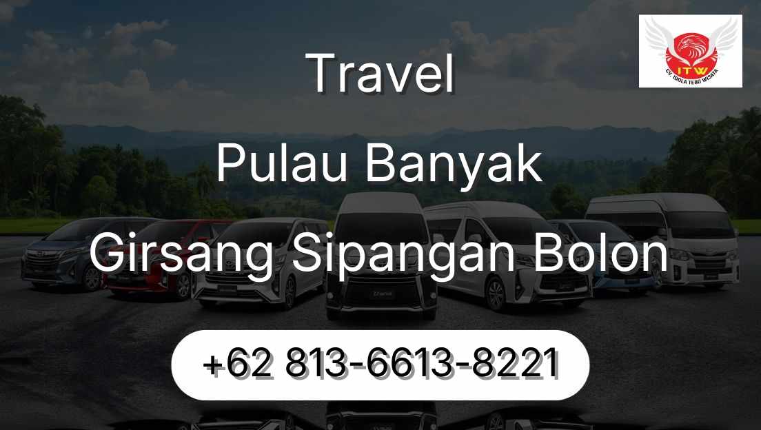 Travel Pulau Banyak Girsang Sipangan Bolon