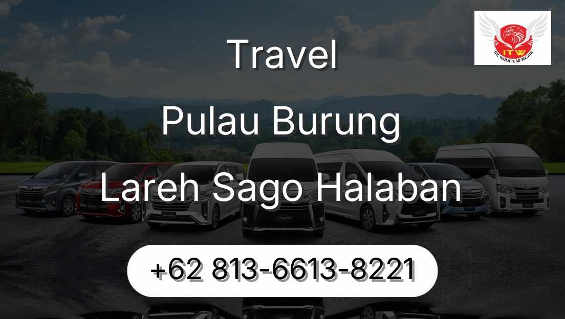 Travel Pulau Burung Lareh Sago Halaban