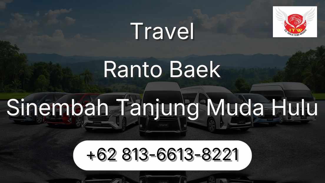 Travel Ranto Baek Sinembah Tanjung Muda Hulu