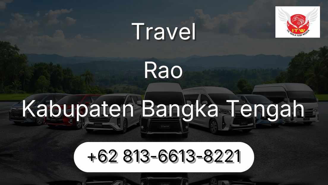Travel Rao Kabupaten Bangka Tengah