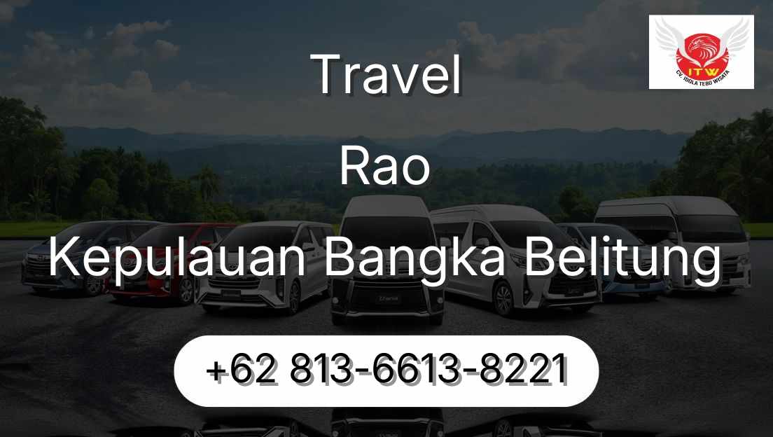 Travel Rao Kepulauan Bangka Belitung