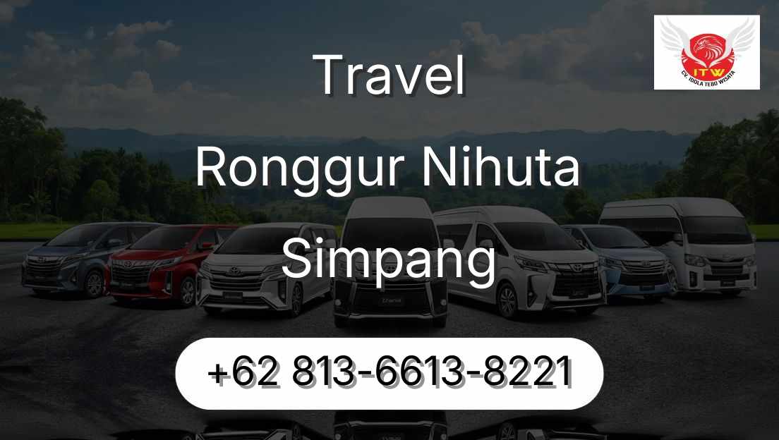 Travel Ronggur Nihuta Simpang
