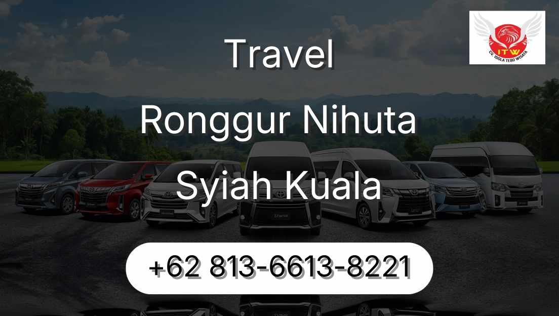 Travel Ronggur Nihuta Syiah Kuala
