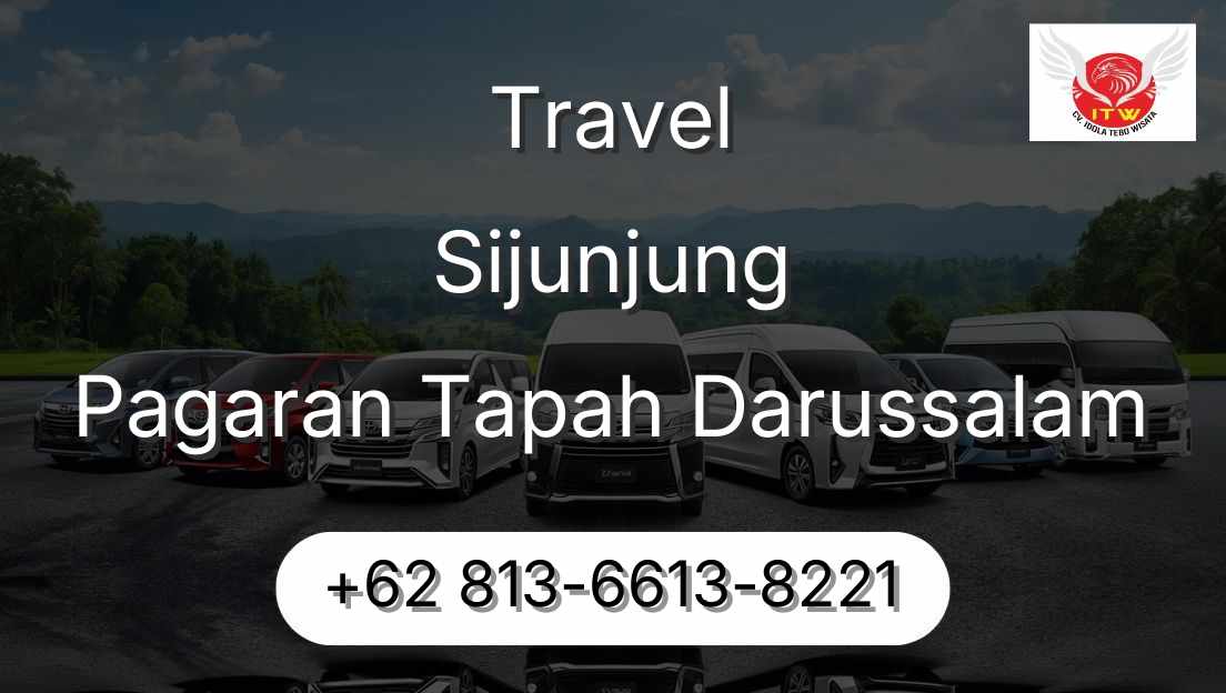 Travel Sijunjung Pagaran Tapah Darussalam
