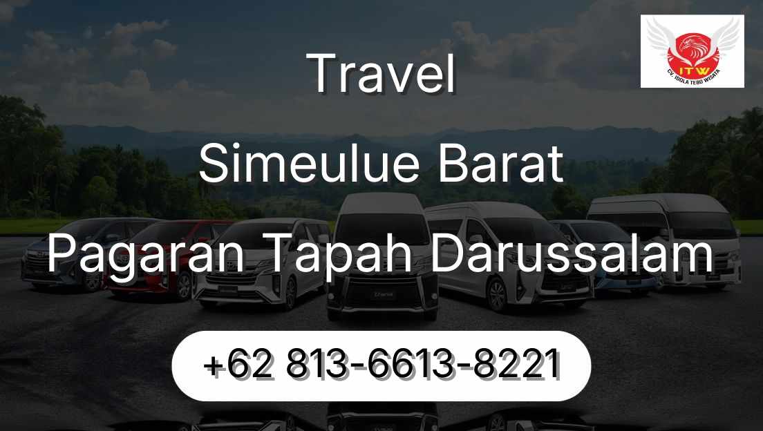 Travel Simeulue Barat Pagaran Tapah Darussalam