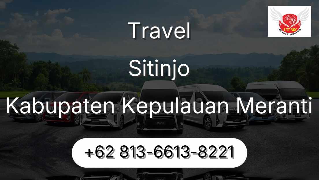 Travel Sitinjo Kabupaten Kepulauan Meranti