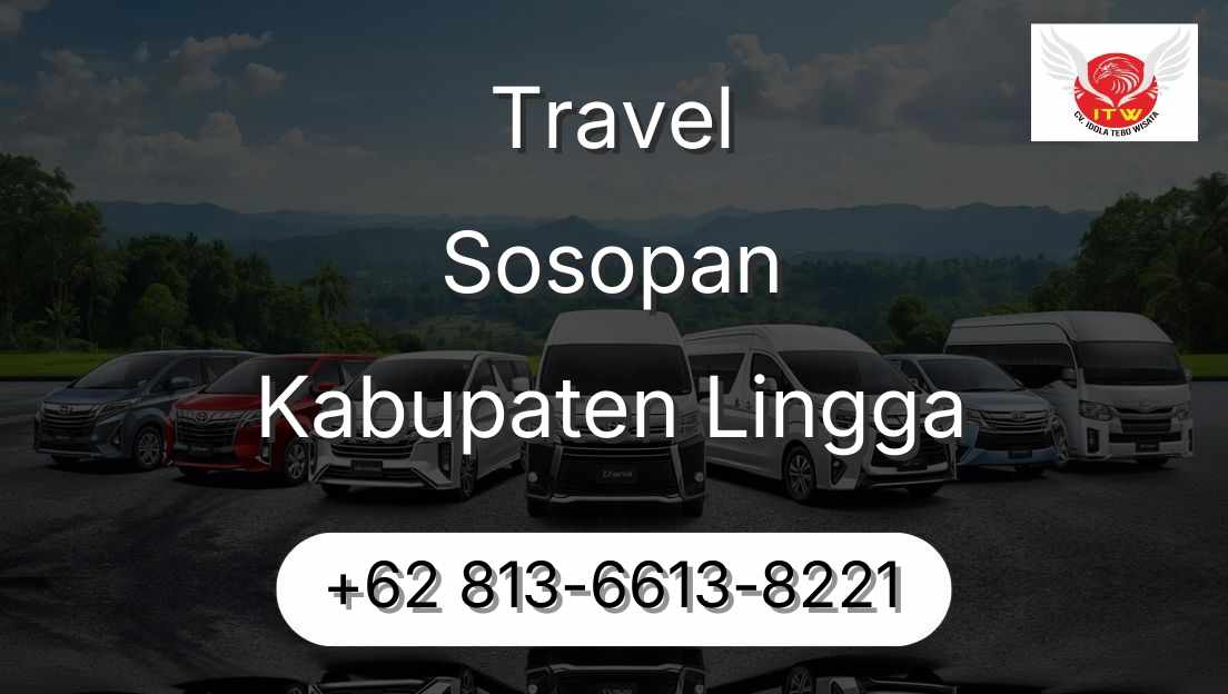 Travel Sosopan Kabupaten Lingga
